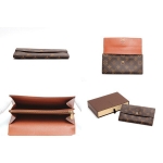 ルイヴィトン Louis Vuitton モノグラムライン ポシェット ポルトモネ クレディ M61726 2つ折り財布 ユニセックス