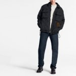Louis Vuitton ヴィトン ジャケット モノグラム ネイビー 1A5VAO