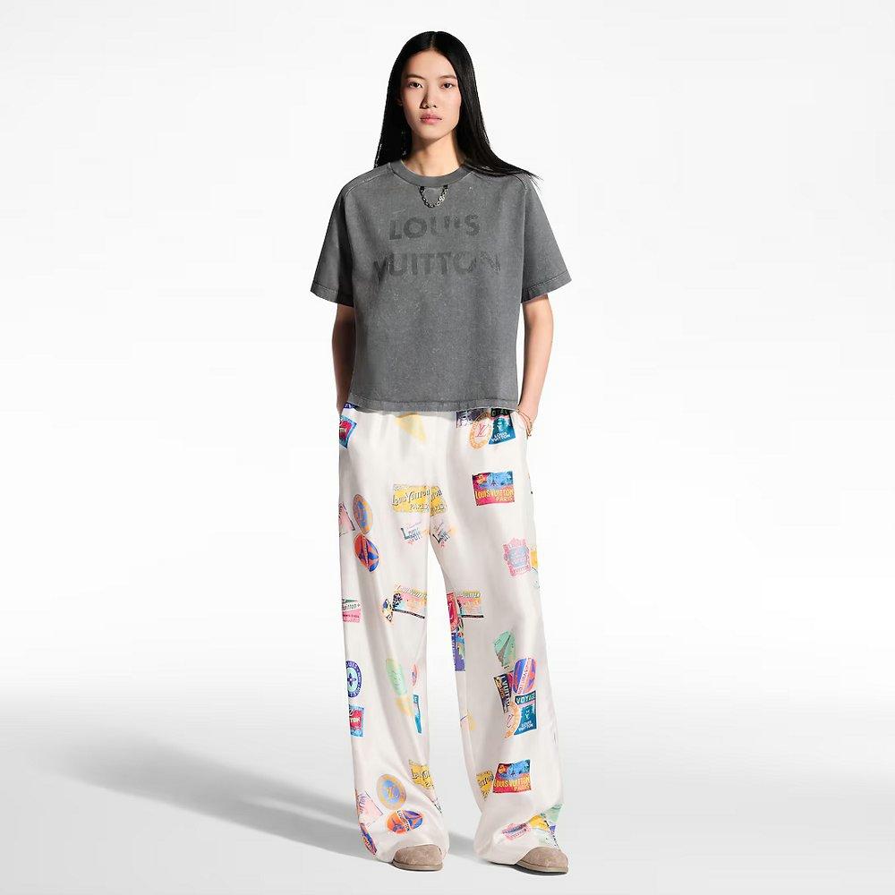 ルイ・ヴィトン ヴィンテージエフェクトTシャツ 1AHIUL