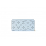 LOUIS VUITTON ジッピーウォレット ブルー モノグラム M28063